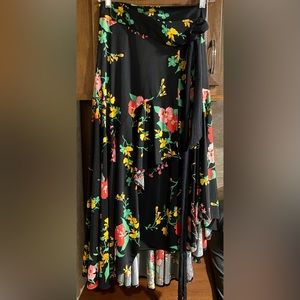 cabi Sophia Drama wrap around skirt